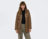 Only Onlsophie Mix Puffer Cc Otw Kadın Günlük Mont 15294008-OTTER Kahverengi