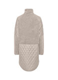 Only Krem Kadın Kaban ONLOHIO QUILT MIX FLEECE COAT CC OT