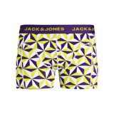 Jack & Jones 12240234 Jacgeometrıc Gems Trunks 3 Pack Renkli