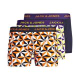 Jack & Jones 12240234 Jacgeometrıc Gems Trunks 3 Pack Renkli