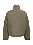 Only Yeşil Kadın Mont ONLSAGA QUILTED SHORT JACKET CC OTW