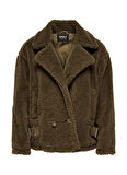 Only Kahve Kadın Mont ONLSANNE TEDDY AVIATOR CC OTW