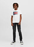 Jack & Jones Normal Bel Siyah Erkek Çocuk Denim Pantolon JJIGLENN JJORIGINAL MF 073 NOOS JNR