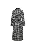Only Siyah Kadın Kaban ONLNEWRITA HOUNDTOOTH COAT OTW