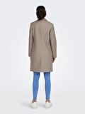 15292832 Only Onlnancy Coat Cc Otw Kadın Kaban Simply Taupe/MELANGE