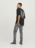 Jack & Jones Düşük Bel Slim Fit Siyah Erkek Denim Pantolon 12243599_JJIGLENN JJORIGINAL SQ 349