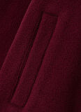 Name İt Bordo Kız Çocuk Mont NKNMEEKO FLEECE JACKET