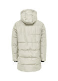 Only & Sons Ekru Erkek Kaban ONSCARL LIFE LONG QUILTED COAT OTW