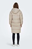 Only Kadın Onlnewamanda Kapüşonlu Puffer Kaban 15304786 Taş