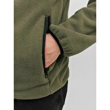 JACK&JONES JJFLAME FLEECE JACKET YEŞİL