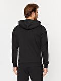 Jack & Jones Erkek Fermuarlı ve Kapüşonlu Sweatshirt - 12241567