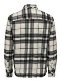 Only & Sons Rahat Beyaz Kareli Erkek Gömlek 22026313_ONSMILO LIFE OVR CHECK LS