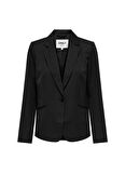 Only Siyah Kadın Blazer ONLVIVIAN L/S GLIT PINSTRIPE BLAZER