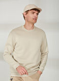 Only & Sons O Yaka Krem Erkek Sweatshırt ONSCERES CREW NECK NOOS