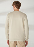 Only & Sons O Yaka Krem Erkek Sweatshırt ONSCERES CREW NECK NOOS