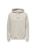 Only & Sons Kapüşon Yaka Krem Erkek Sweatshırt ONSCERES HOODIE SWEAT NOOS