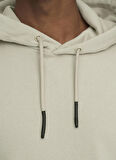 Only & Sons Kapüşon Yaka Ekru Erkek Sweatshırt ONSCERES HOODIE SWEAT NOOS