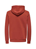 Only & Sons Kapüşon Yaka Kırmızı Erkek Sweatshırt 22018685_ONSCERES HOODIE SWEAT NOOS