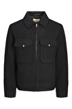 Jack & Jones Erkek Kaşe Yün Karışımlı Mevsimlik Ceket Mont - 12239785