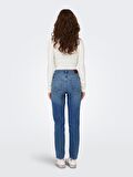 Only Onlemily Stretch Hw St Ak Dnm Cro571Noos Kadın Jean Pantolon
