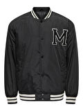 22027462 Only & Sons Onsorvey Varsıty Jacket Otw Vd Erkek Ceket Black