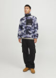 Jack & Jones Mor Erkek Mont 12246693_JORVESTERBRO AOP TEDDY JAC