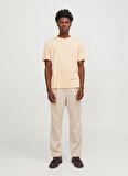 Jack & Jones Yuvarlak Yaka Turuncu Erkek T-Shirt JJEORGANIC BASIC TEE SS O-NECK NOOS