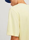 Jack & Jones Yuvarlak Yaka Krem Erkek T-Shirt JJEORGANIC BASIC TEE SS O-NECK NOOS