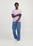 Jack & Jones Yuvarlak Yaka Mor Erkek T-Shirt JJEORGANIC BASIC TEE SS O-NECK NOOS