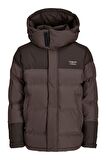 JACK&JONES  JORTWICE TECHINCAL PUFFER KAHVE