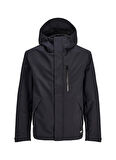 Jack & Jones Siyah Erkek Mont 12238882_JORMONT SHELL JACKET