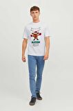 Jack & Jones Jorxmas Erkek Tişört 12246603