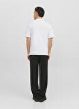 Jack & Jones Yuvarlak Yaka Beyaz Erkek T-Shirt 12240121_JORVESTERBRO TEE SS CREW N