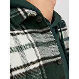 Jack&Jones Rahat Kesim Koyu Yeşil Erkek Gömlek 12239303