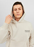Jack & Jones Kapüşon Yaka Krem Erkek Sweatshırt 12244773_JORGRACIA GRAPHIC SWEAT HO