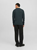 Jack & Jones Erkek Bisiklet Yaka Örme Sweatshirt - 12243116