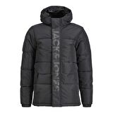 Jack&Jones Kapüşonlu Siyah Erkek Çocuk Mont 12246122