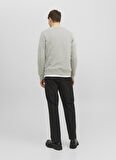 Jack & Jones Bisiklet Yaka Gri Erkek Sweatshırt 12241106_JPRBLABLAKE SWEAT CREW NEC