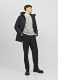 Jack & Jones Bisiklet Yaka Gri Erkek Sweatshırt 12241106_JPRBLABLAKE SWEAT CREW NEC