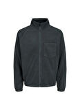 Jack & Jones Kapüşon Yaka Gri Erkek Sweatshırt 12241924_JPRBLURANGER SWEAT ZIP HIG