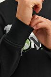 JACK&JONES JCODUST SWEAT CREW NECK SİYAH