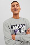JACK&JONES JCODUST SWEAT CREW NECK GRİMELANJ