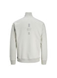Jack & Jones Dik Yaka Beyaz Erkek Sweatshırt 12242262_JCOREFLECT SWEAT HALF ZIP