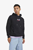 Jack & Jones Jorsılverlake Erkek Siyah Sweatshirt 12242357-Black