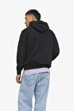 Jack & Jones Jorsılverlake Erkek Siyah Sweatshirt 12242357-Black