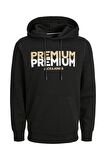 Jack & Jones 12245810-Fw Jprblugere Sweat Hood Prau23 Erkek Sweat Shirt