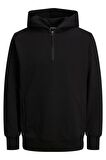 JACK&JONES JCOSHADE SWEAT HOOD SİYAH 12240224