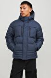Jack & Jones 12241174-Fw Jcoyog Puffer Erkek Mont