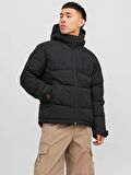 12239001 Jack & Jones Jcootıs Puffer Sn Erkek Mont Black