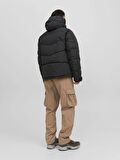 12239001 Jack & Jones Jcootıs Puffer Sn Erkek Mont Black